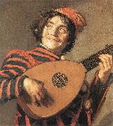 HALS, Frans Buffoon Playing a Lute oil painting